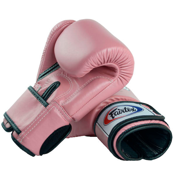 Guantes Fairtex BGV1 Muay Thai - Boxeo - Rosado - 100% Cuero - MMA Store Peru