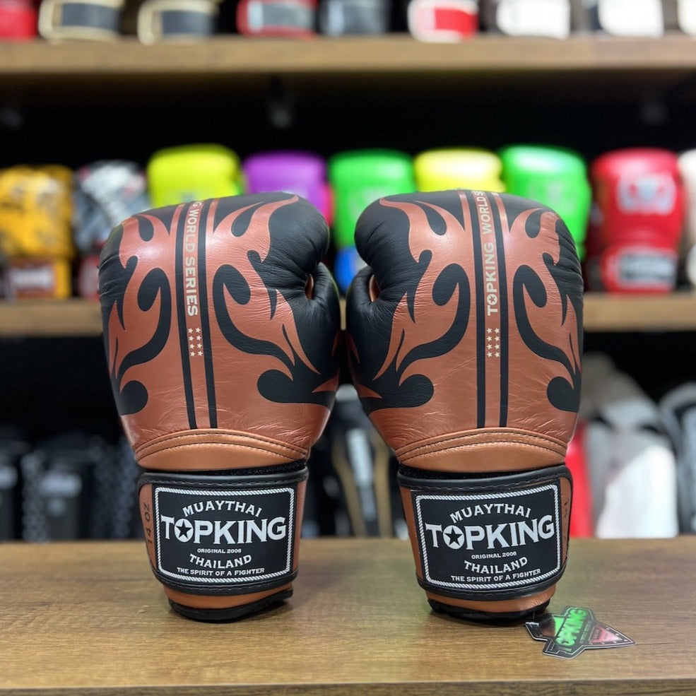 Guantes de Boxeo Top King World Series - 100% Cuero