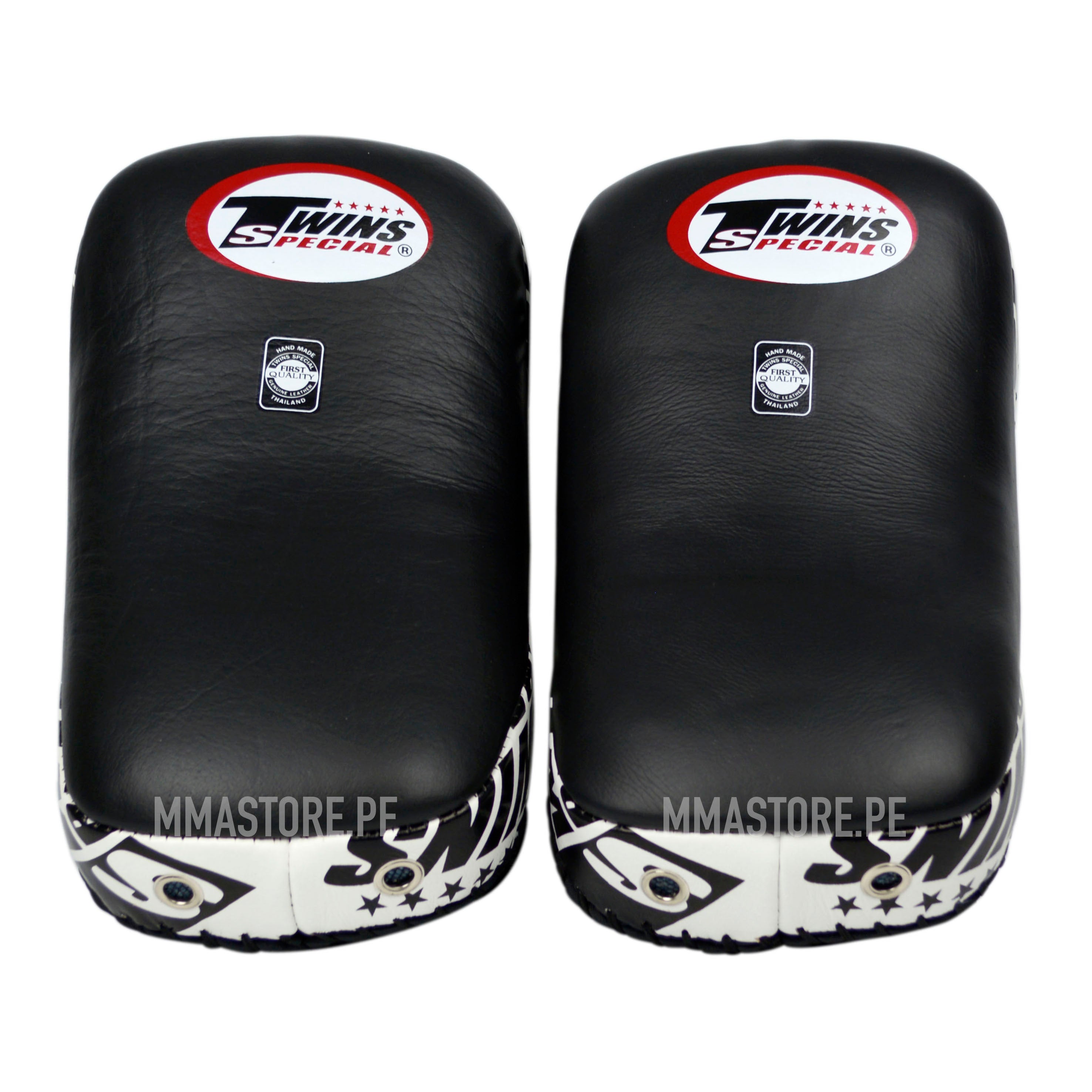 Kicking Pads Twins Special Muay Thai - Negro - 100% Cuero - Tamaño Standard - MMA Store Peru