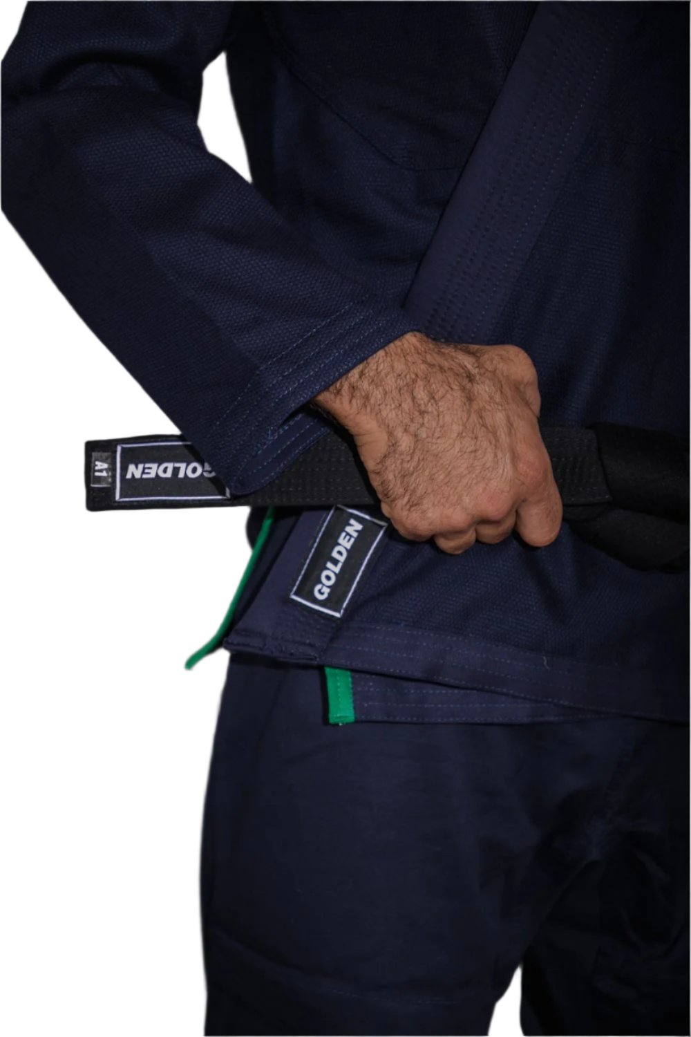 Kimono de Jiujitsu Golden Light Azul/Verde- 100% Algodón