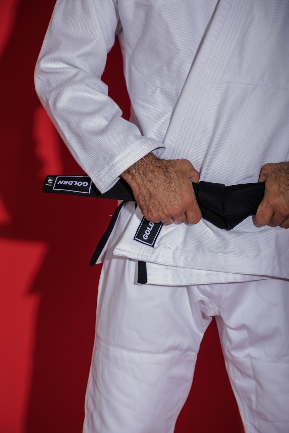 Kimono de Jiujitsu Golden Light Blanco - 100% Algodón