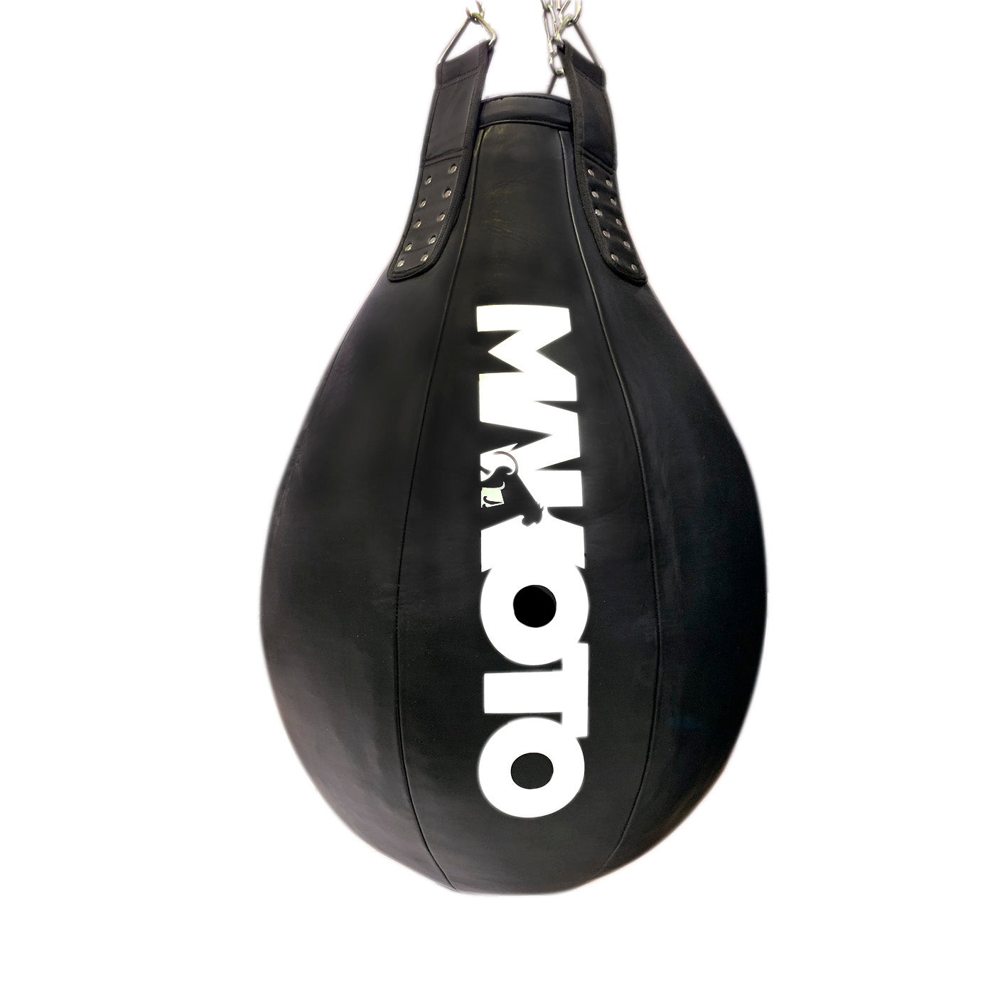 Saco Makoto Pera Pro Negro  Muay Thai - Boxeo  -  100% Poliuretano Premium- Con Relleno