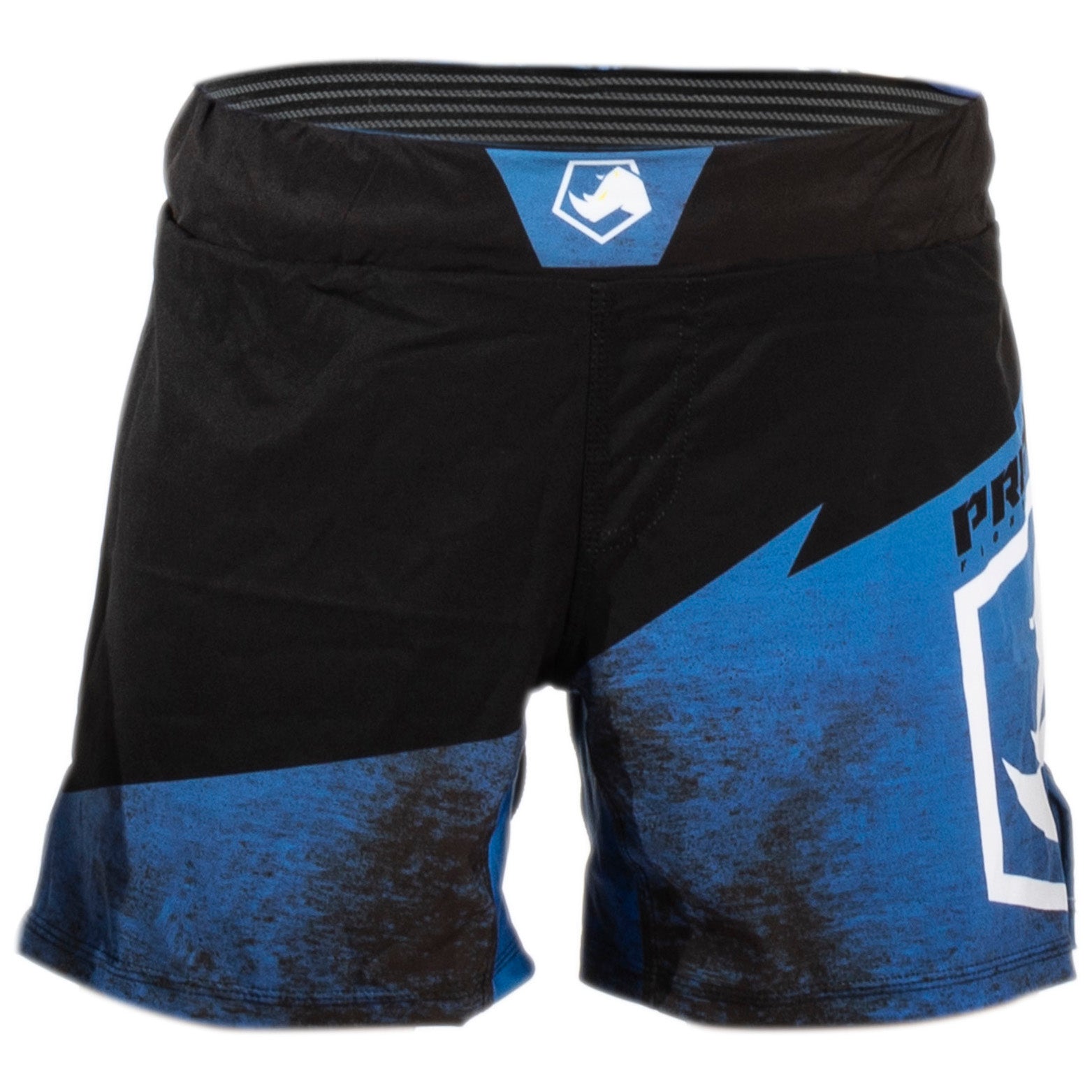 Short Pride Hybrid Grunge Azul para Muay Thai, Kickboxing, MMA.