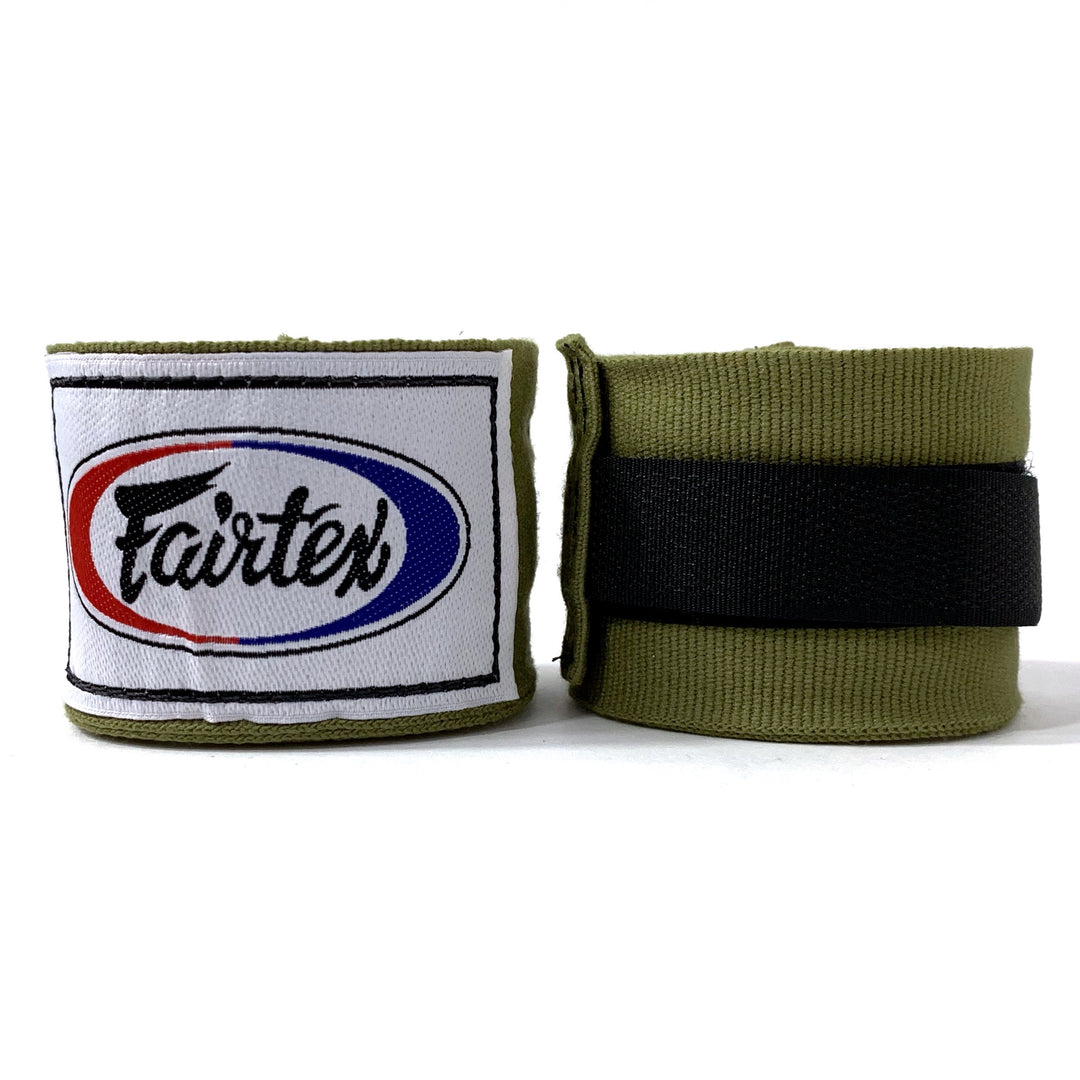 Vendas de Boxeo Fairtex HW2 Verde Olivo - 4.5 metros - Nylon/Algodon