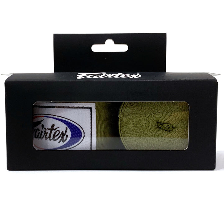 Vendas de Boxeo Fairtex HW2 Verde Olivo - 4.5 metros - Nylon/Algodon